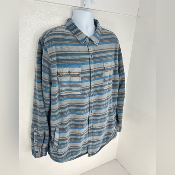 Voyager Sherpa Lined Chore Shacket Jacket Size 2XL‎ Polar Fleece Southwestern - Picture 3 of 13